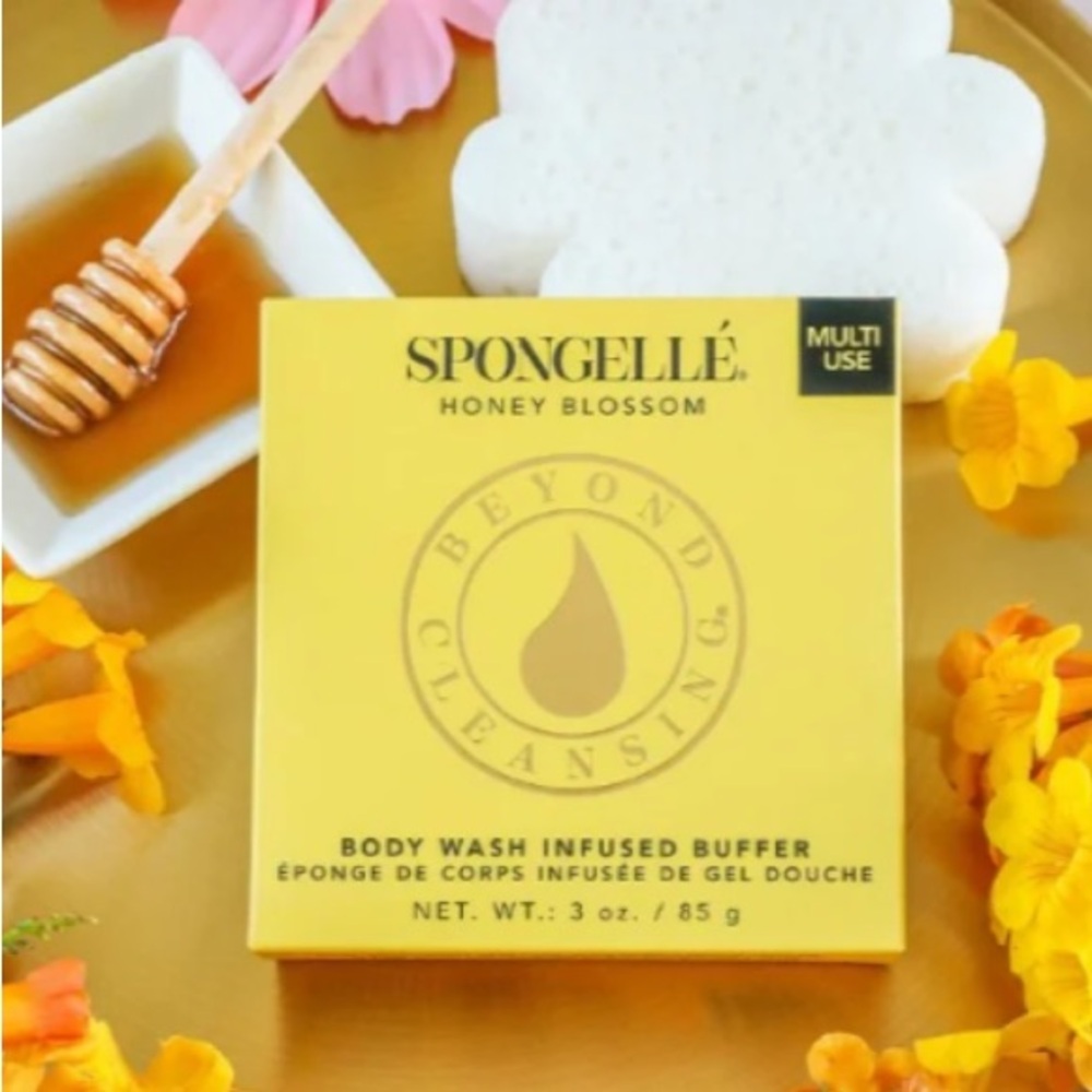 NEW! SPONGELLE Multi-Use Boxed Flower in Honey Blossom
